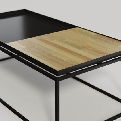 שולחן סלון Yarden-Plus בוצ'ר בלוק אלון