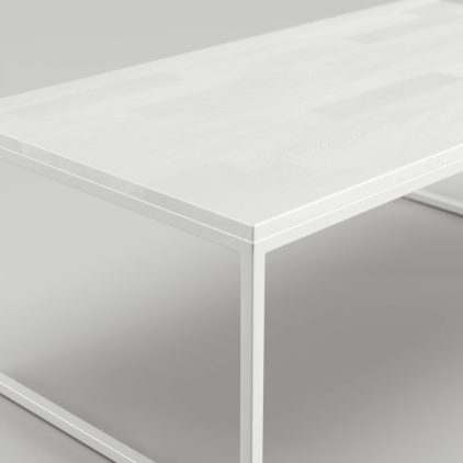 שולחן סלון YANI בוצ'ר לבן