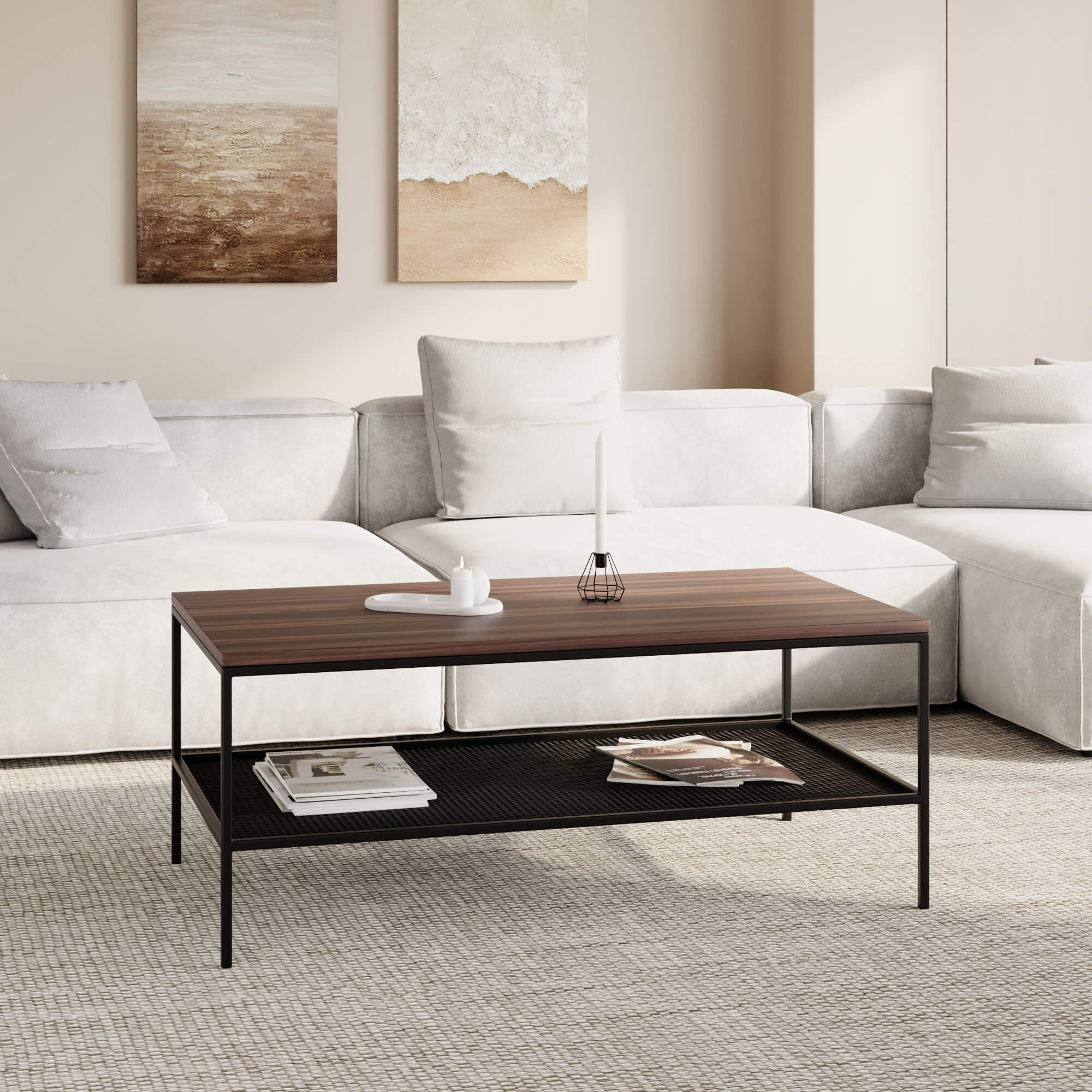 שולחן סלון NETA אגוז שולחן סלון NETA אגוז