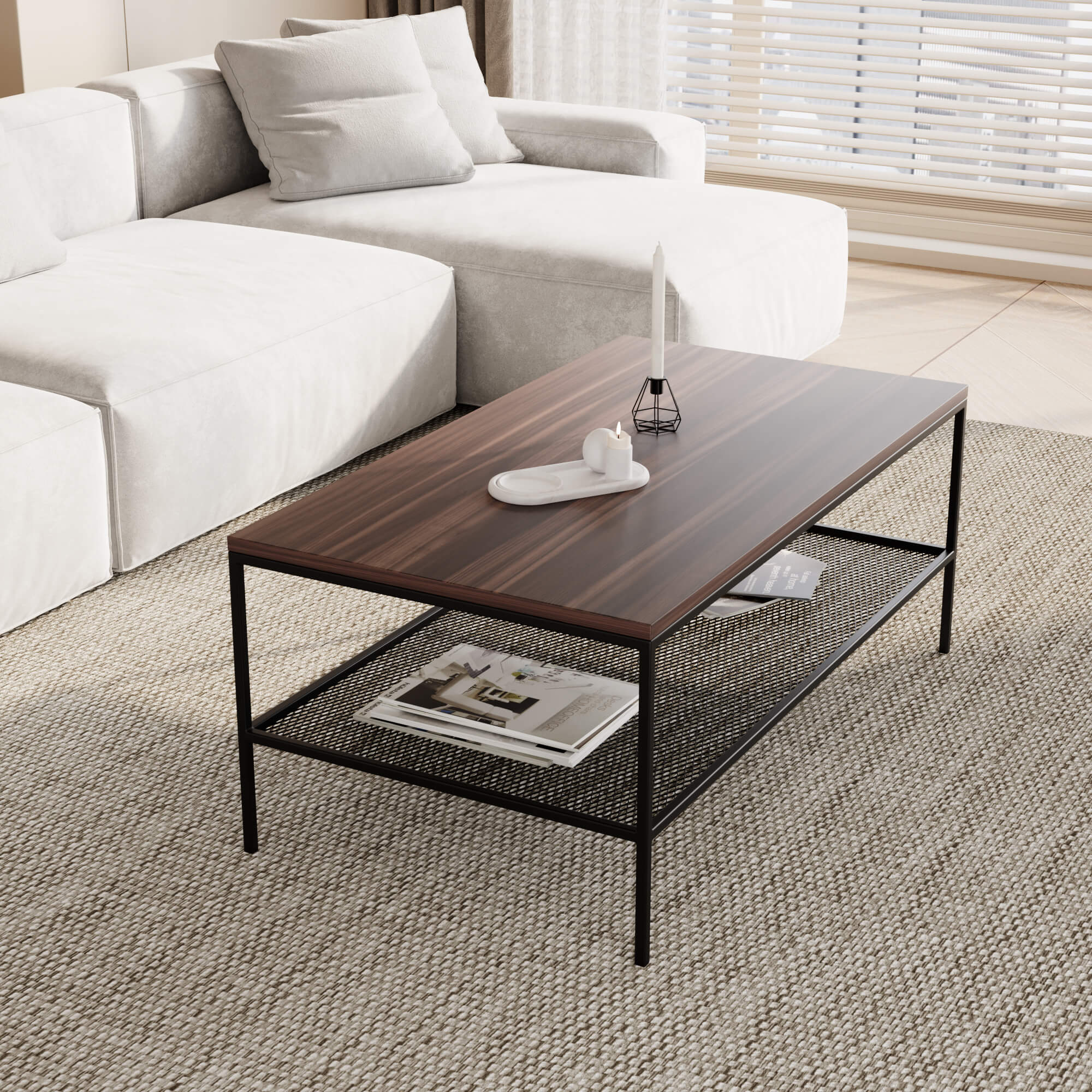 שולחן סלון NETA אגוז שולחן סלון NETA אגוז