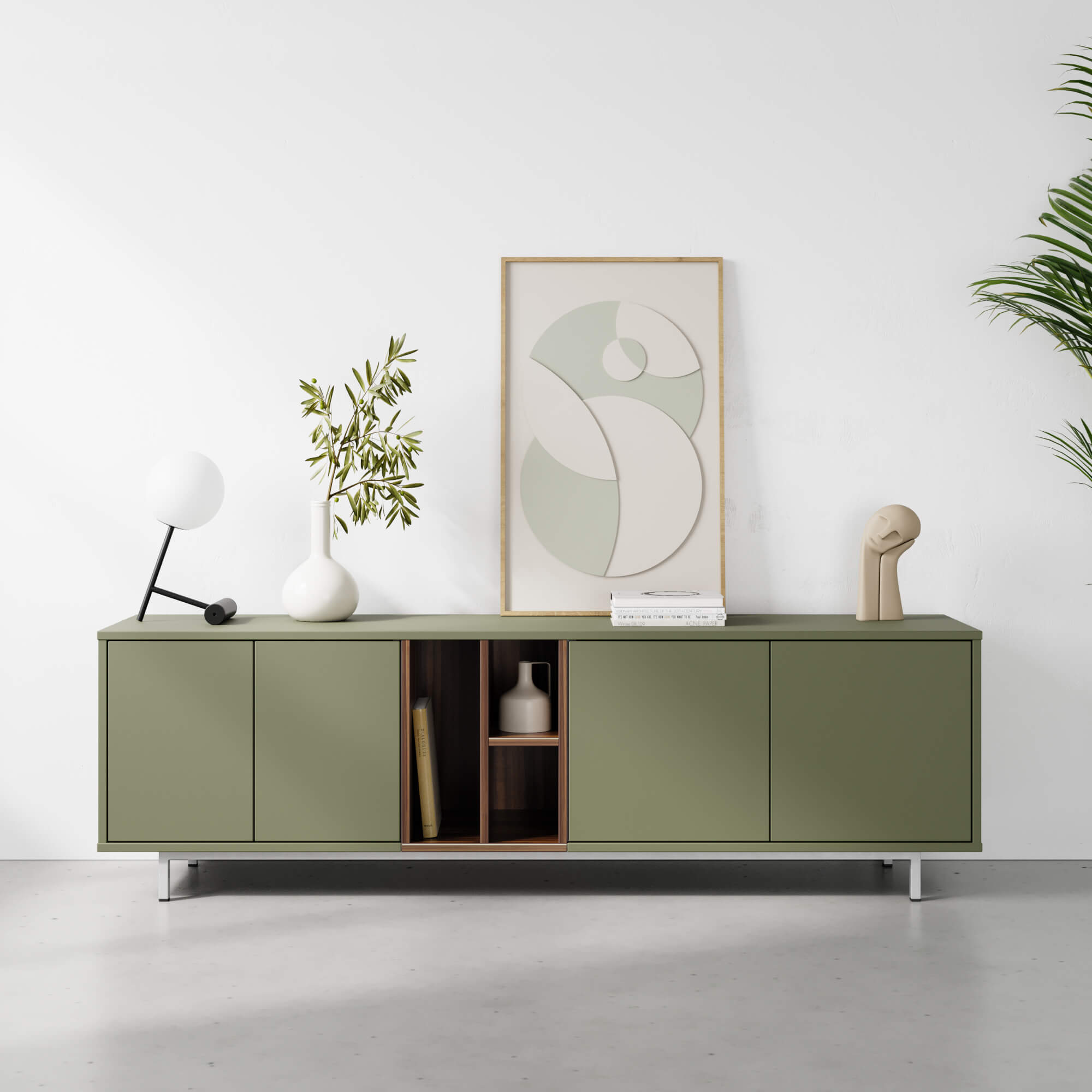 מזנון ALUM ירוק מט מזנון ALUM ירוק מט