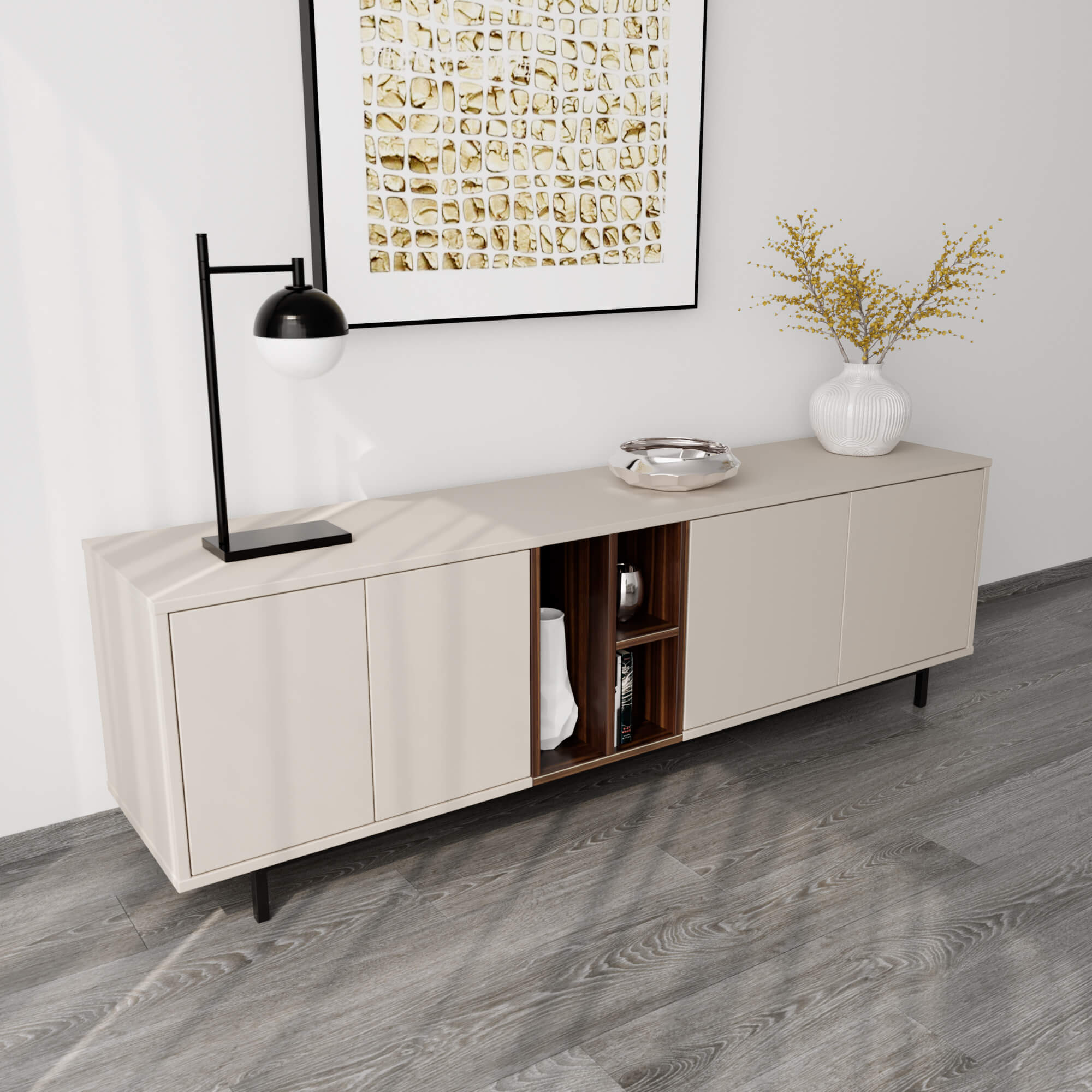 מזנון ALUM סהרה אגוז