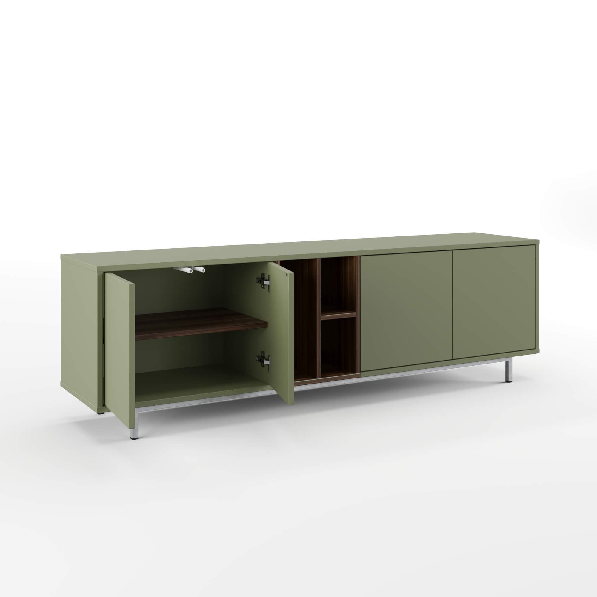 מזנון ALUM ירוק מט מזנון ALUM ירוק מט