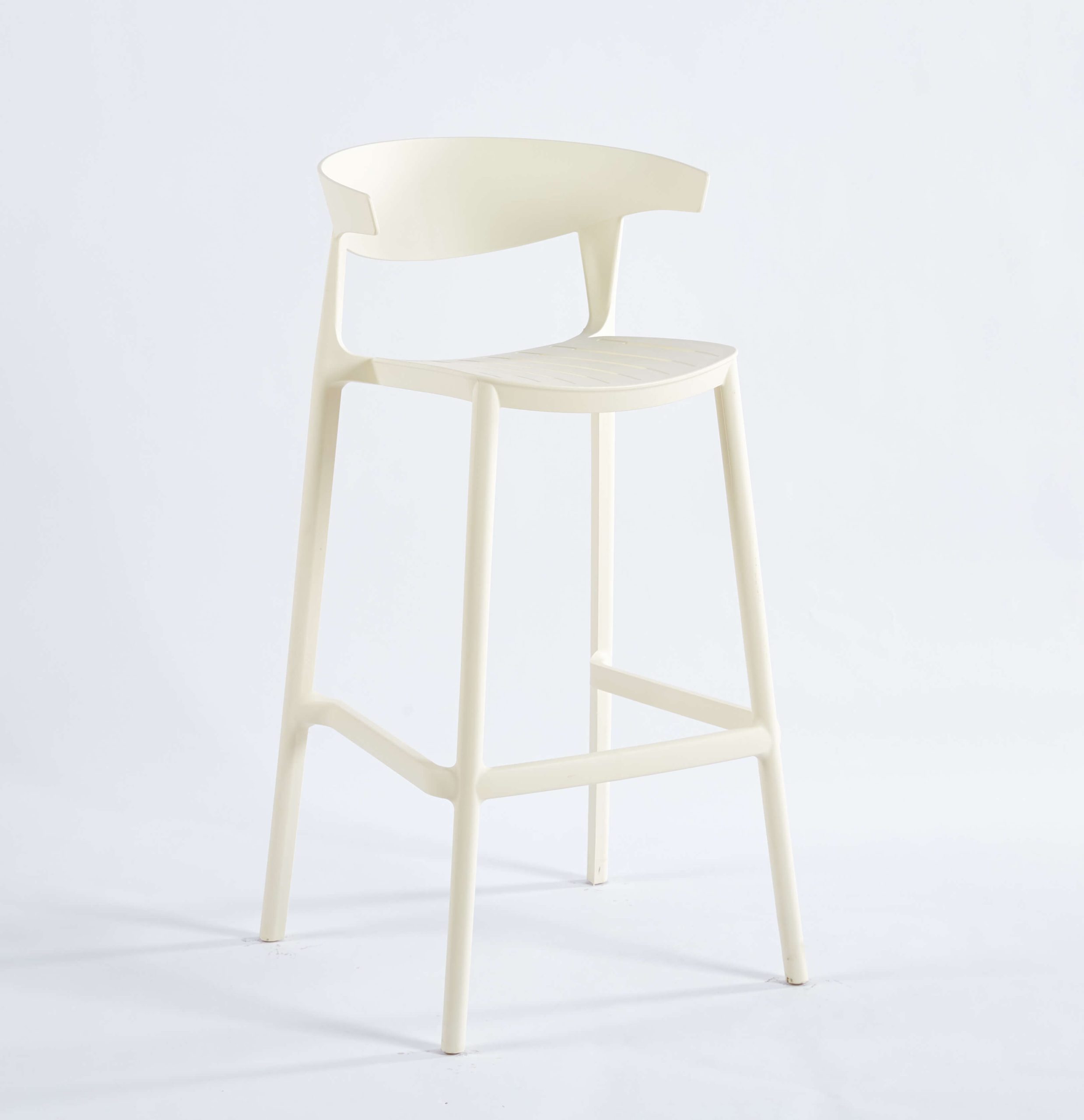 כיסא בר פולימר Stenly קרם כיסא בר פולימר Stenly קרם