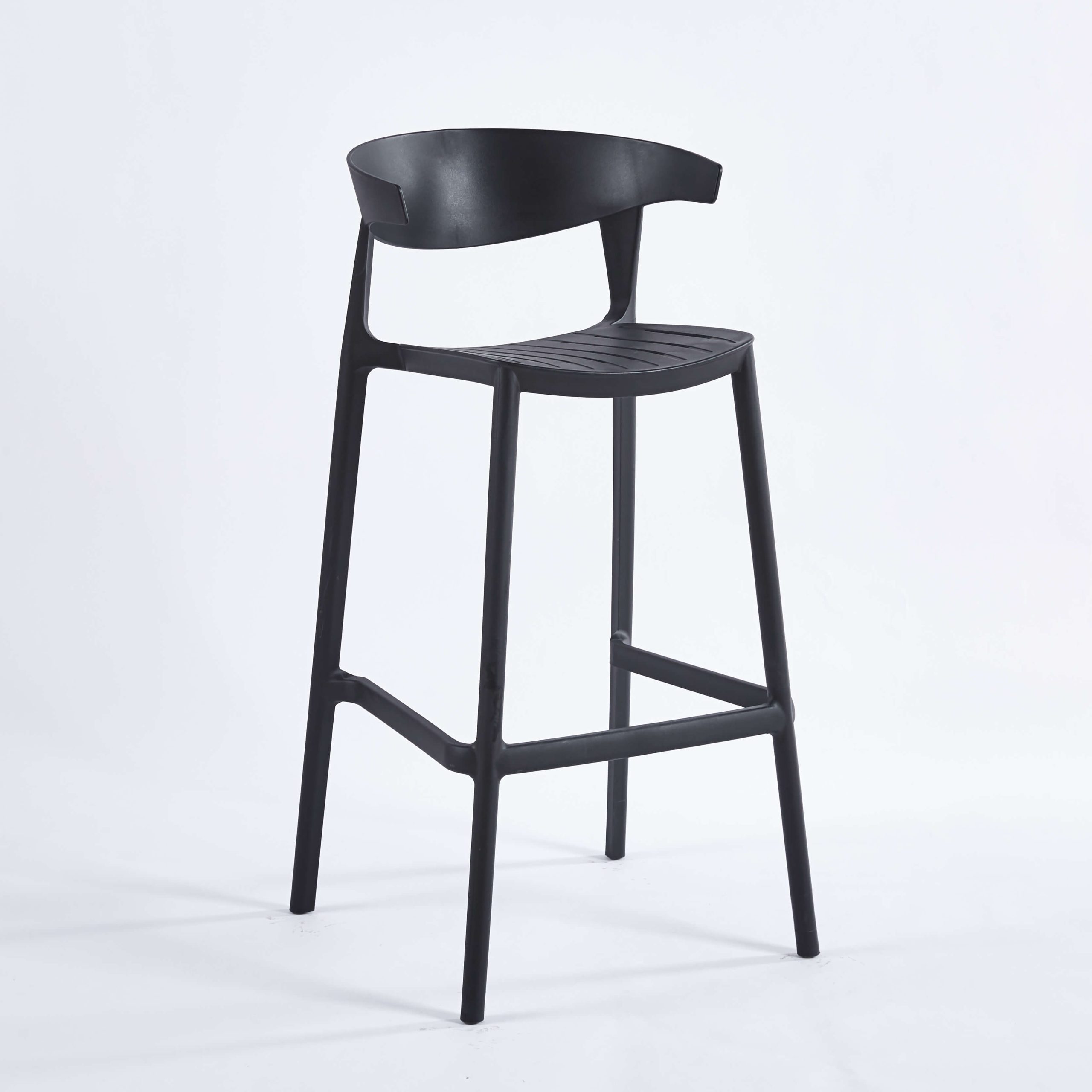 כיסא בר פולימר Stenly שחור כיסא בר פולימר Stenly שחור