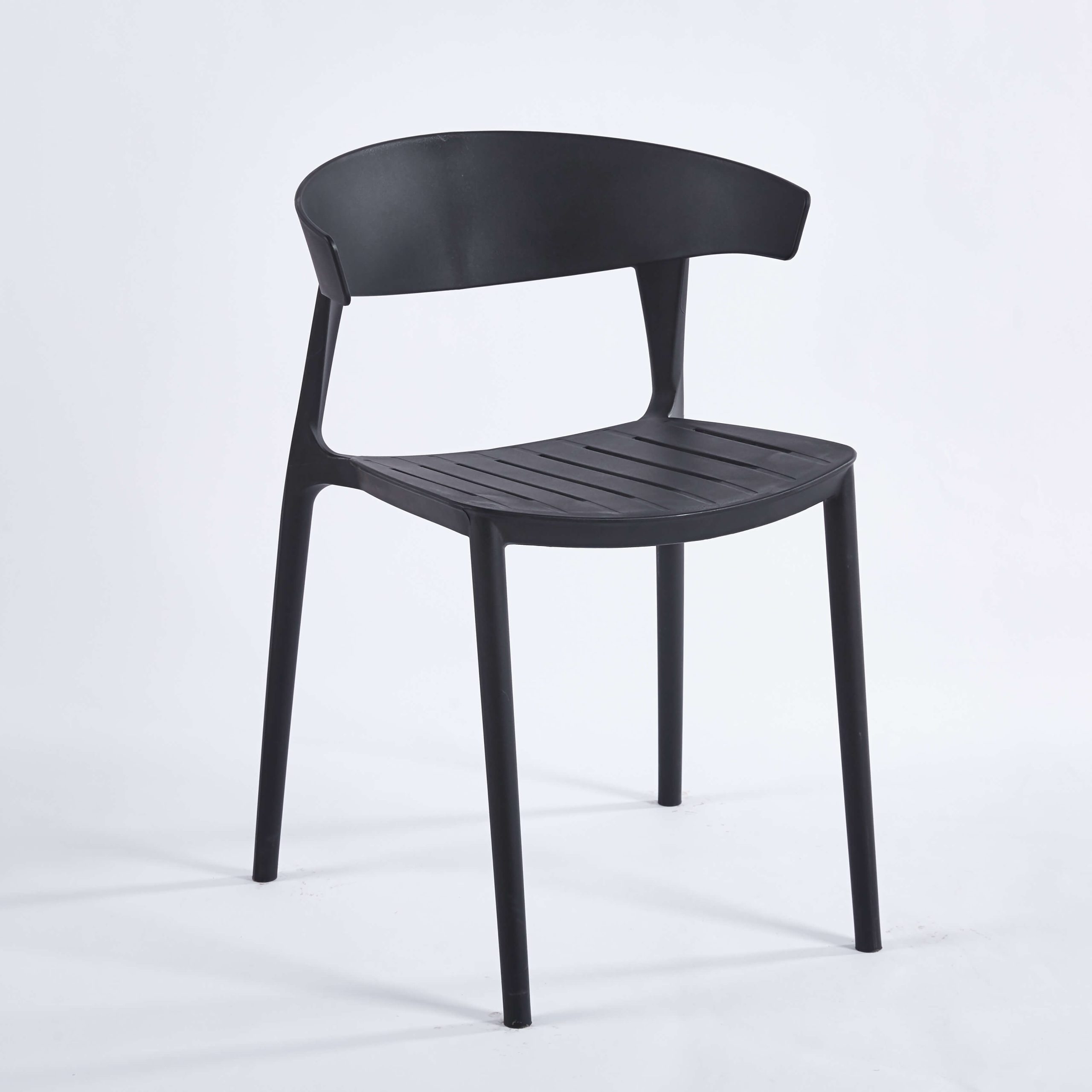 כיסא פולימר Stenly שחור כיסא פולימר Stenly שחור