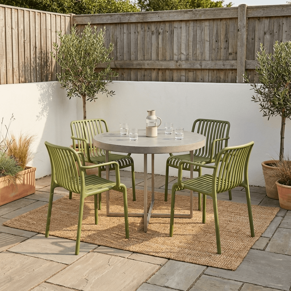 כיסא פולימר Bili ירוק כיסא פולימר Bili ירוק