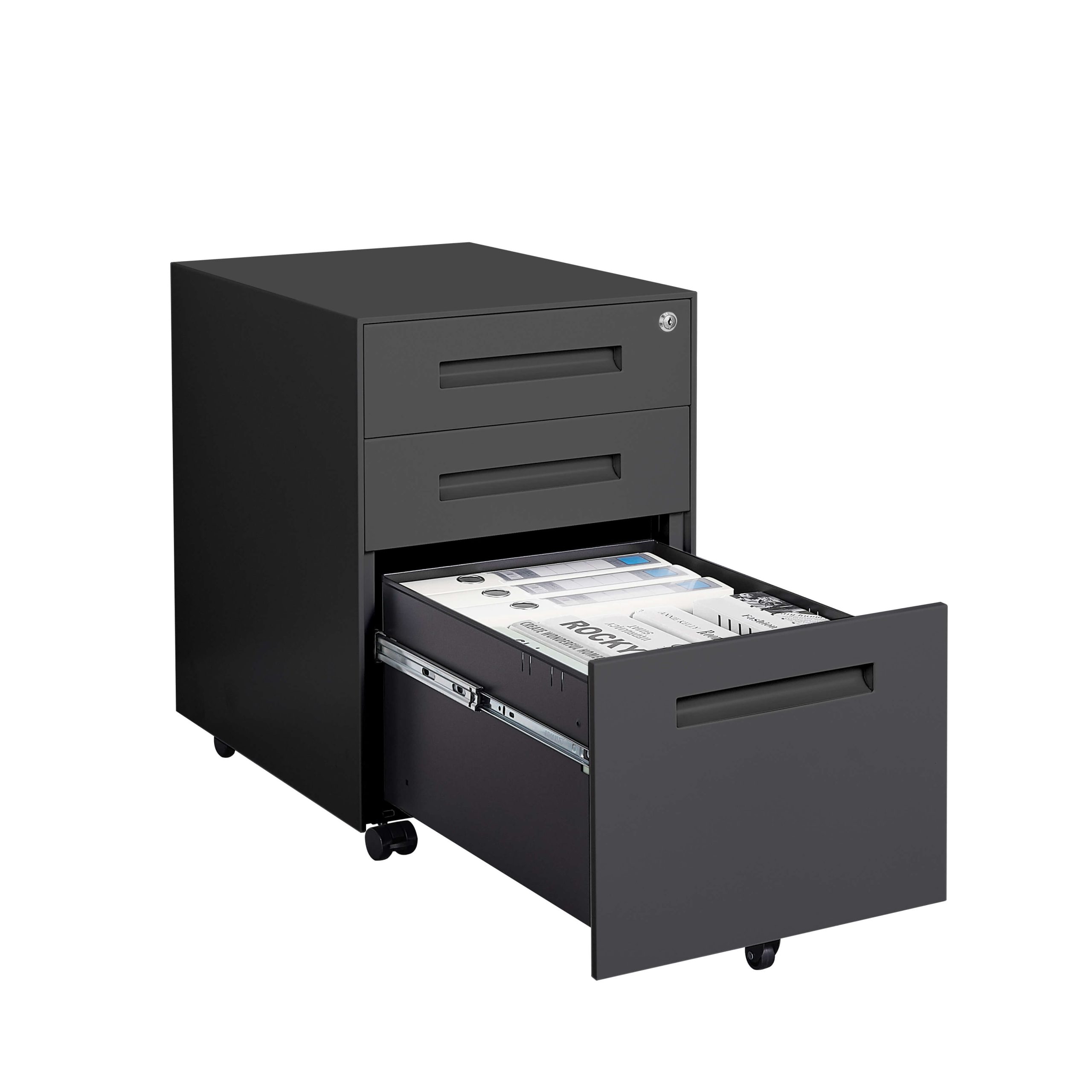 שידת מגירות Cabinet שחורה