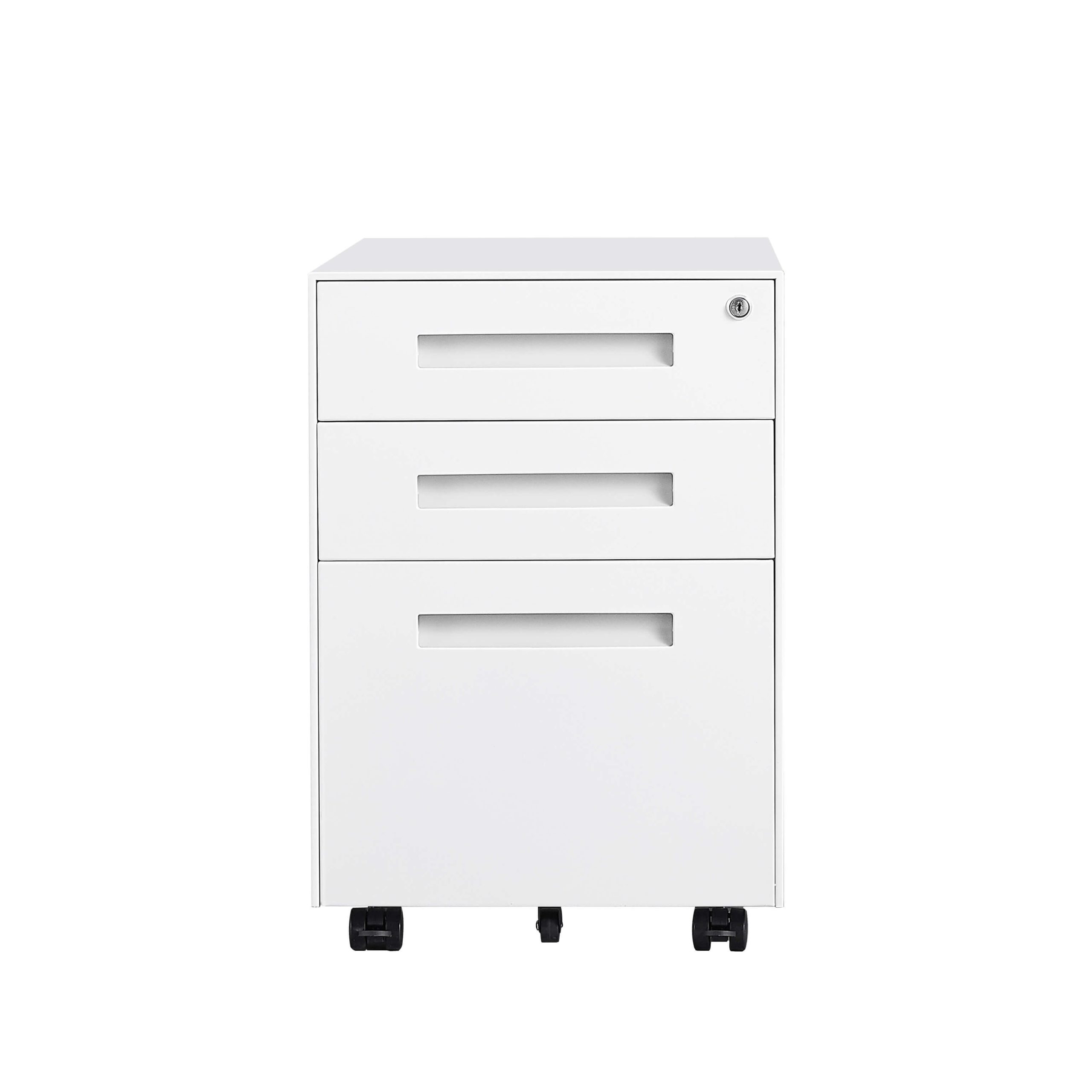 שידת Metal Cabinet לבנה