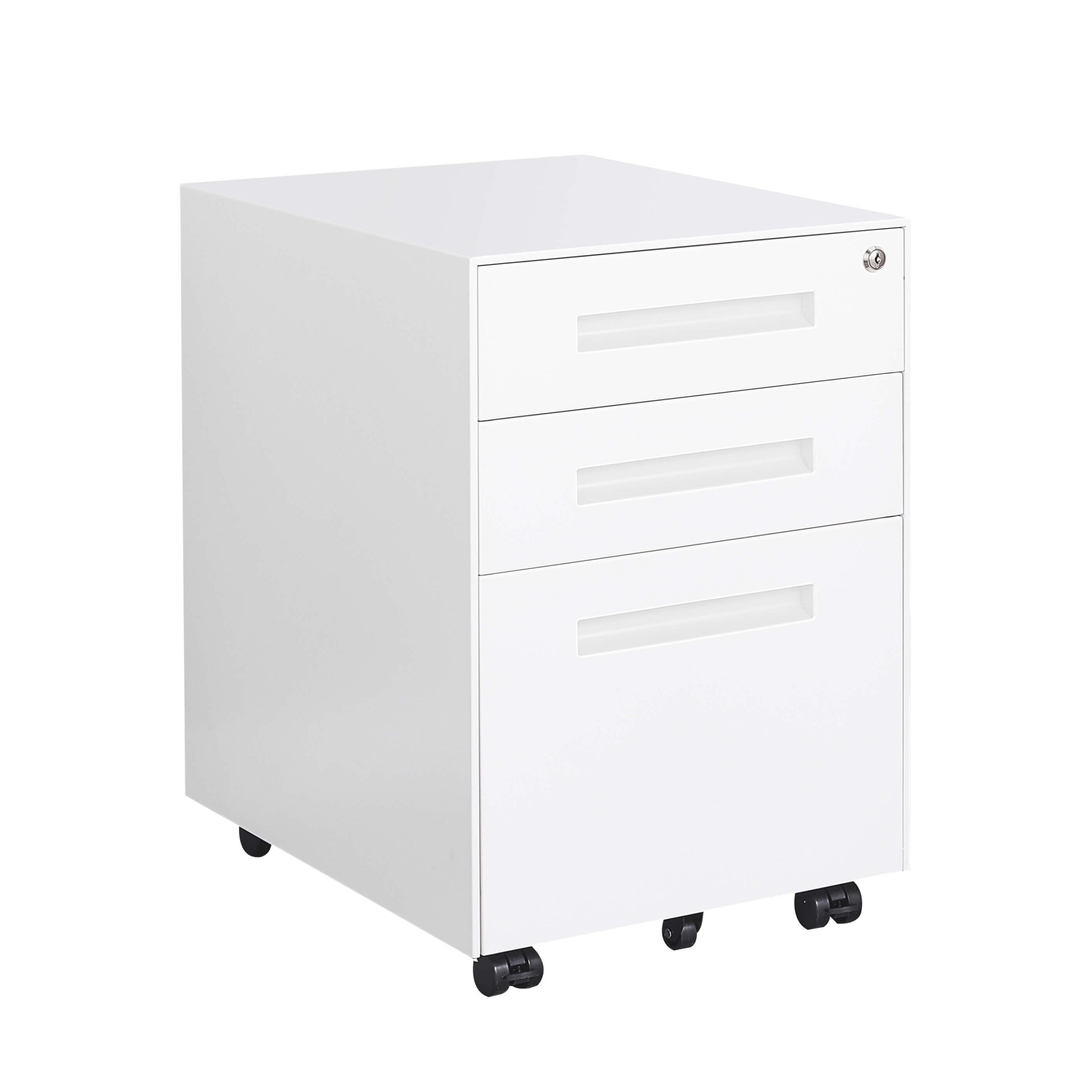 שידת Metal Cabinet לבנה