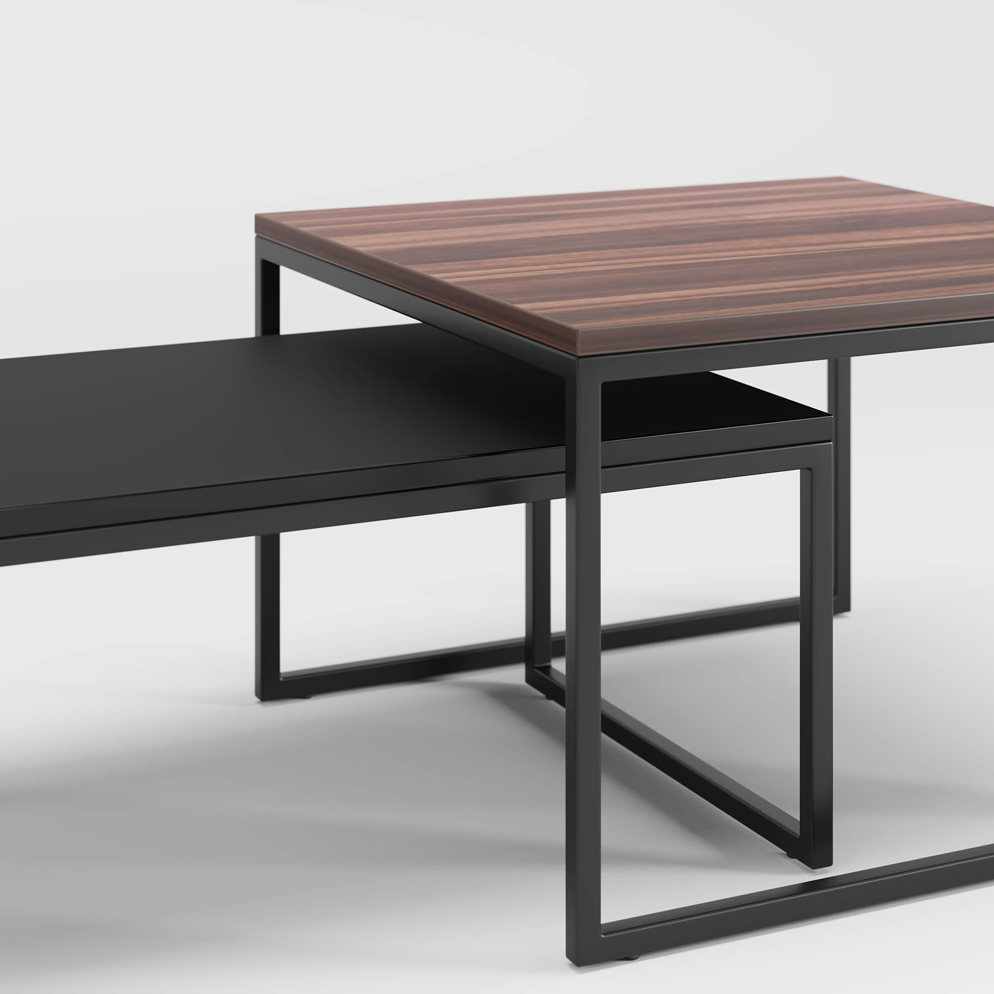 סט שולחנות קפה Yani אגוז