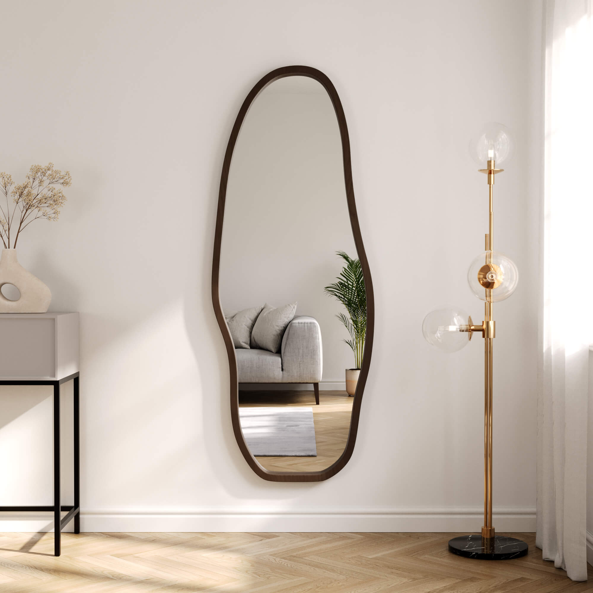 מראה LUCA אגוז מראה LUCA אגוז