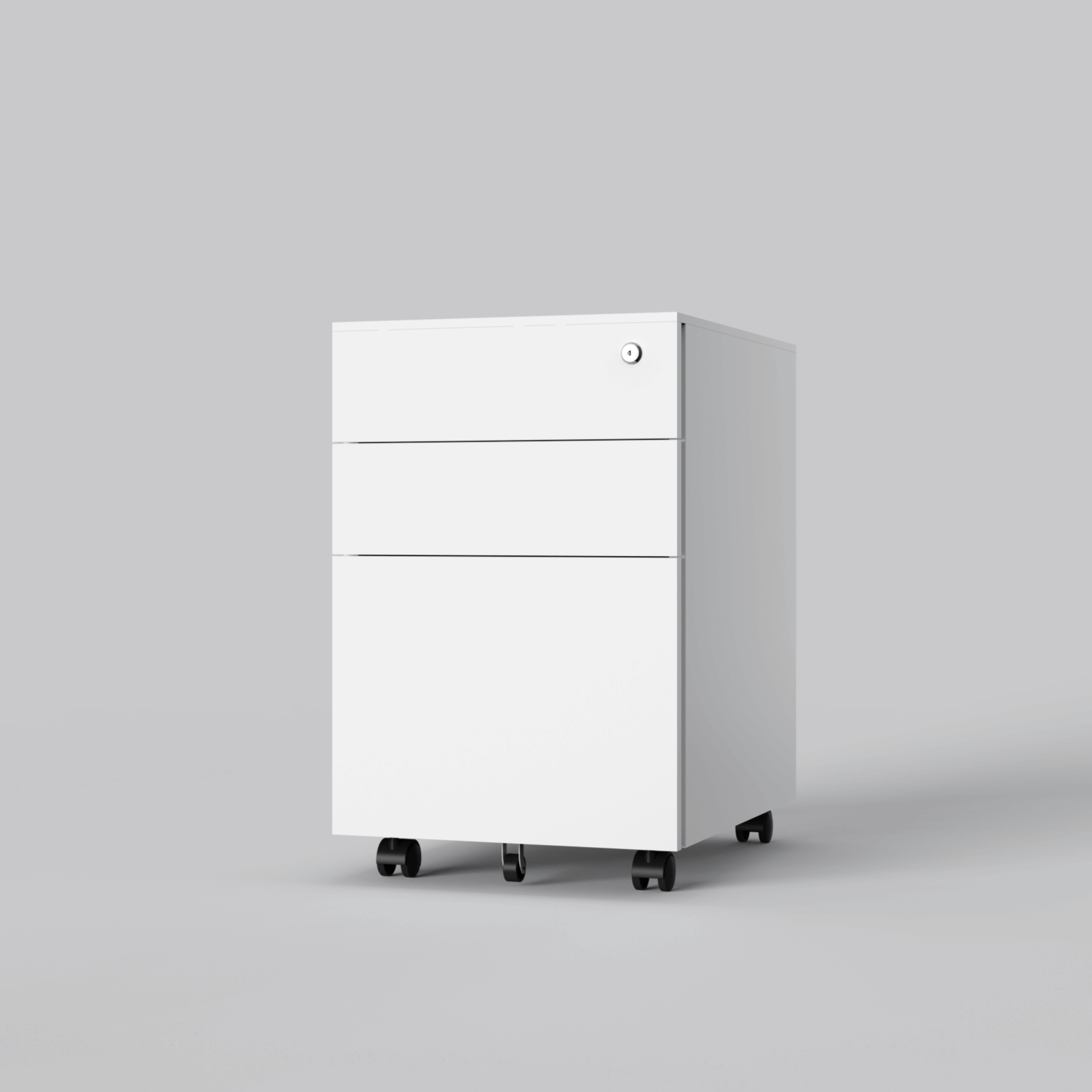 כוננית Metal Dresser לבנה