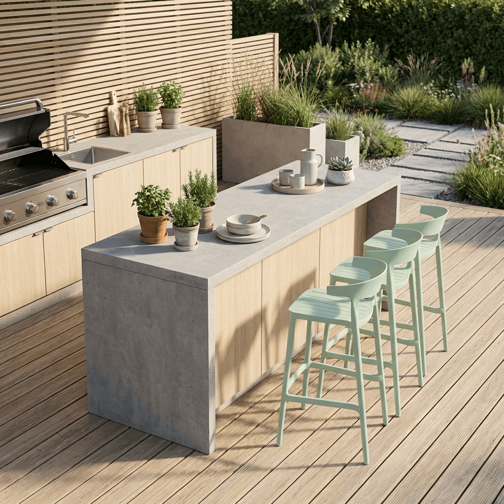 כיסא בר פולימר Stenly מנטה