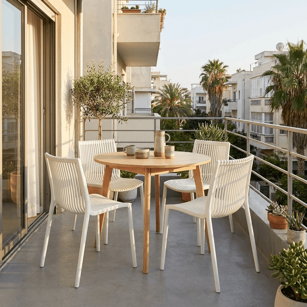 כיסא פולימר Sum קרם