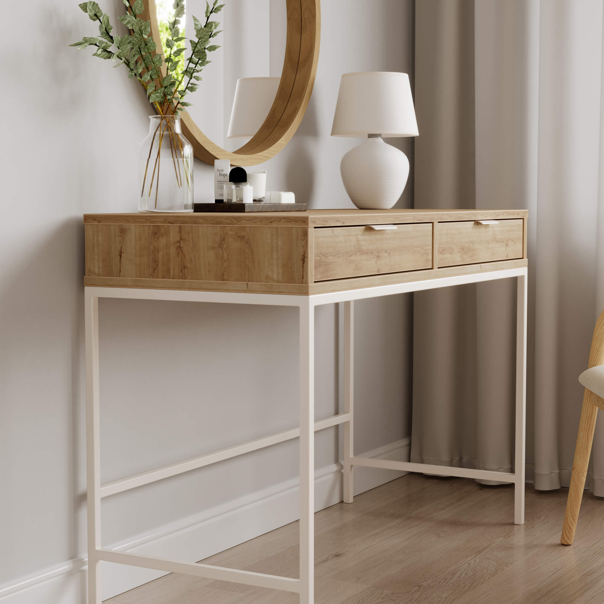 שולחן Boran אלון מבוקע שולחן Boran אלון מבוקע