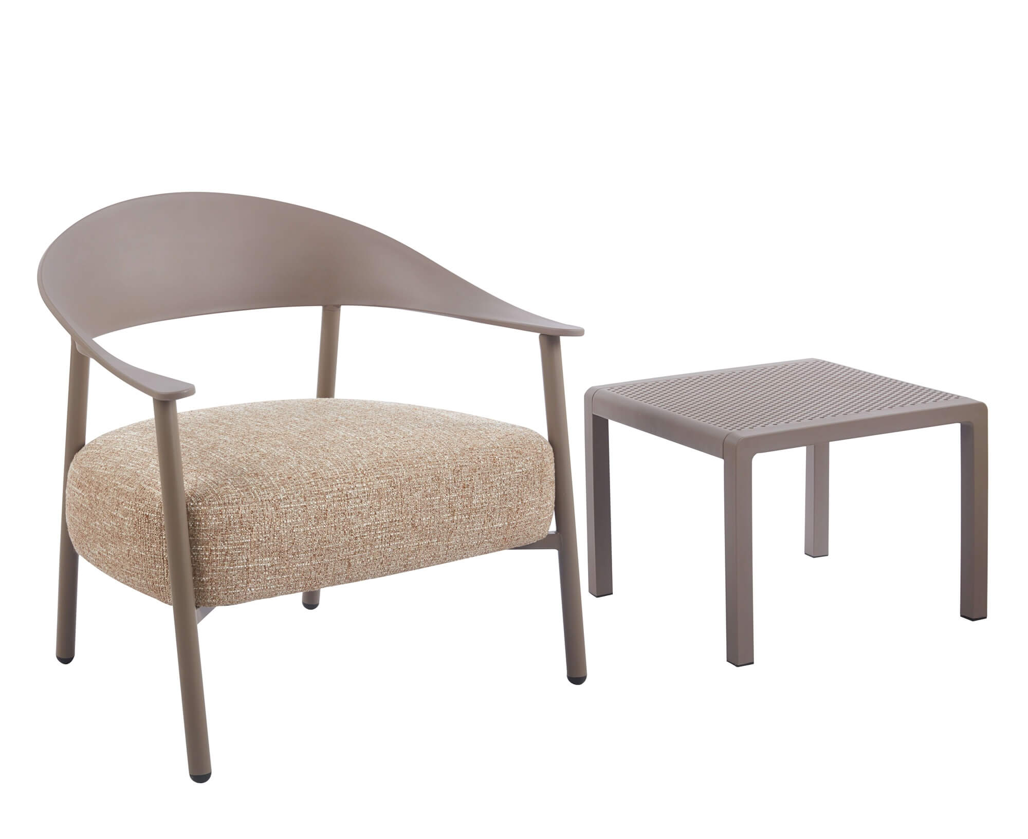 סט כורסאות Sofi ושולחן גוון קרם