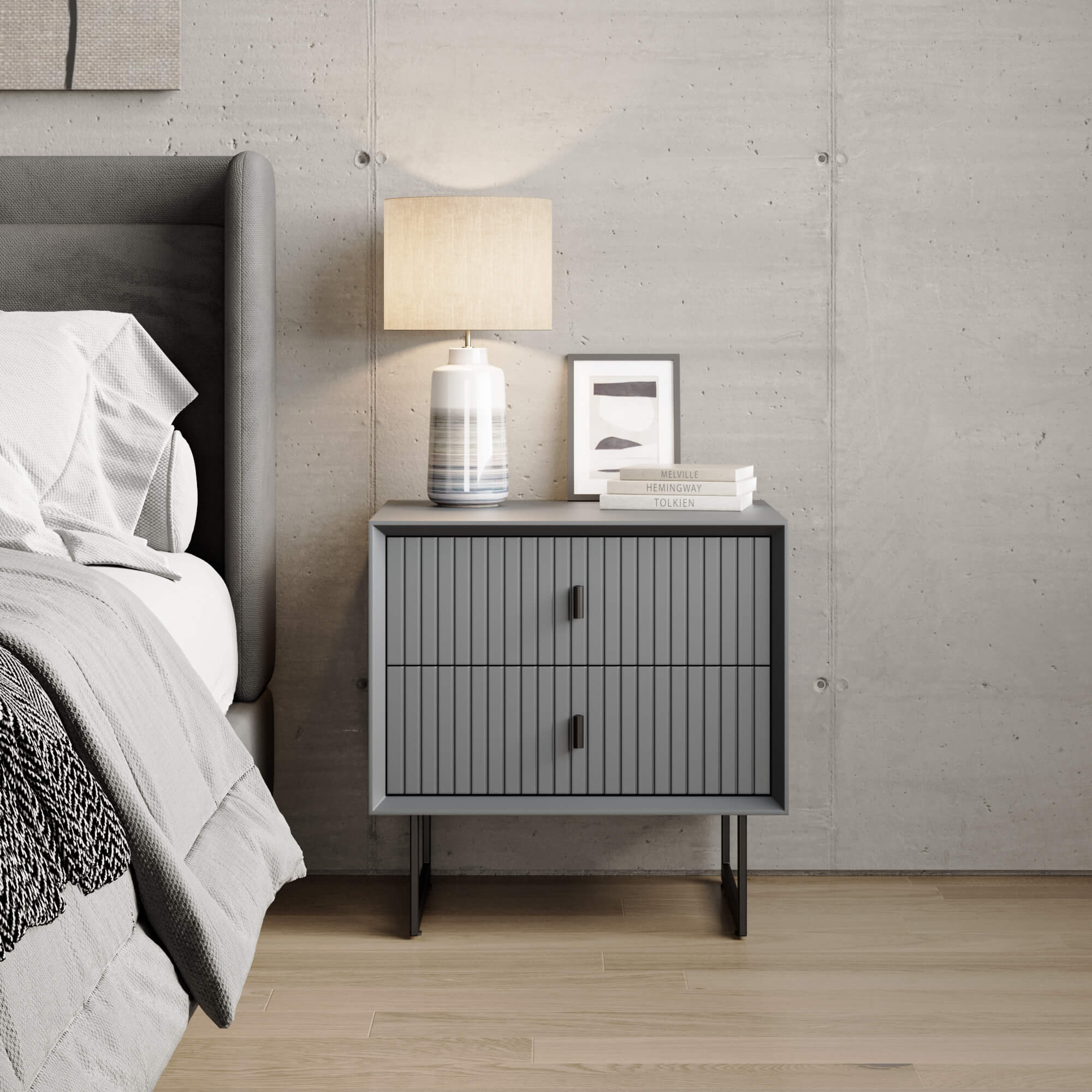 שידת לילה Manila גרפיט