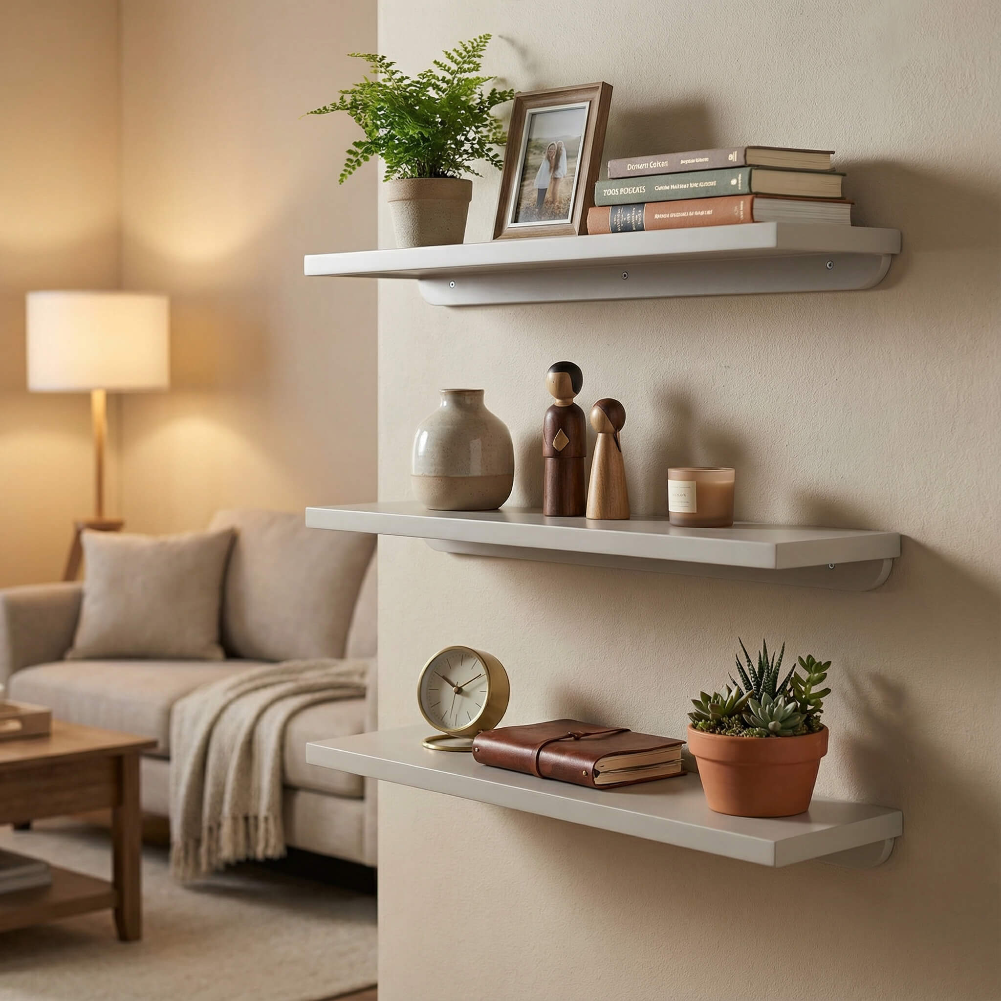 מדף עץ Grey מדף עץ Grey