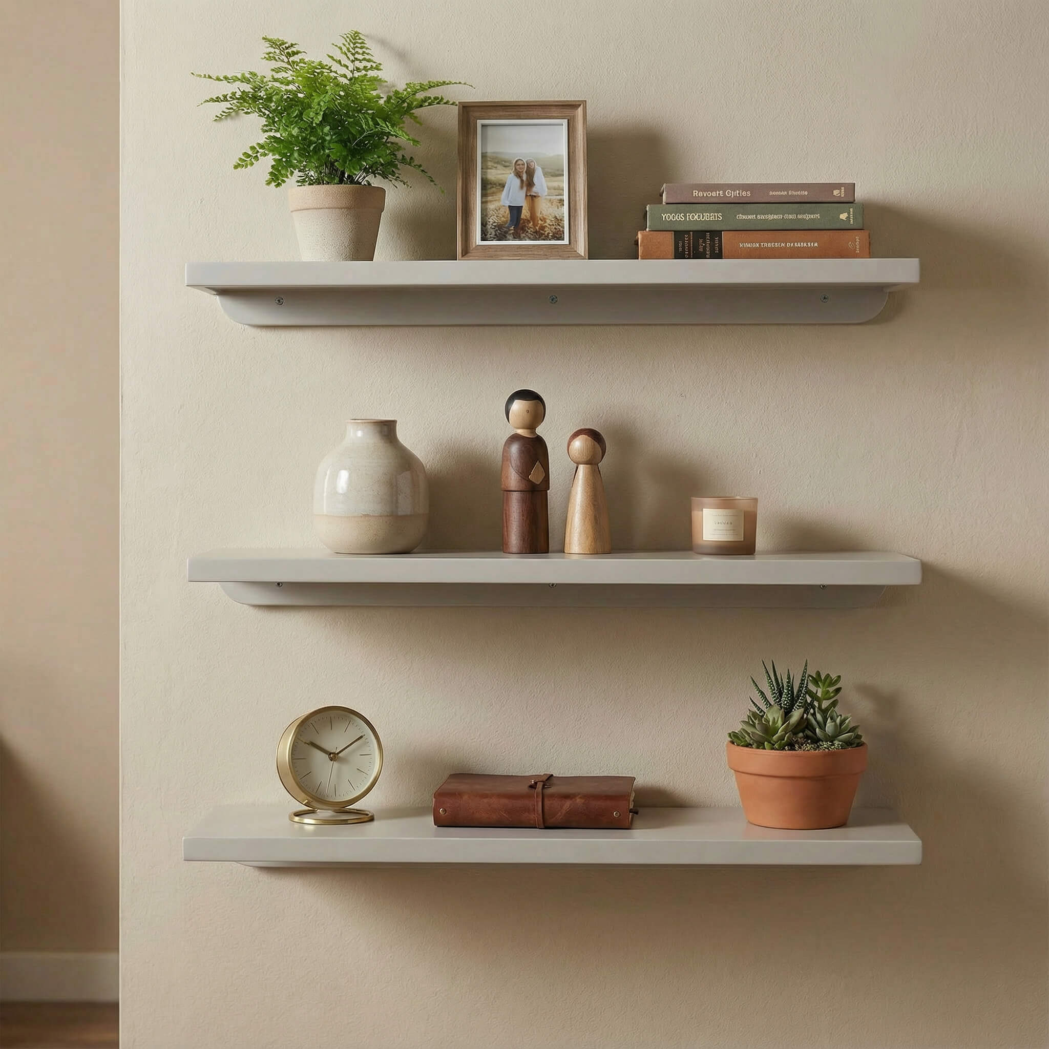 מדף עץ Grey מדף עץ Grey