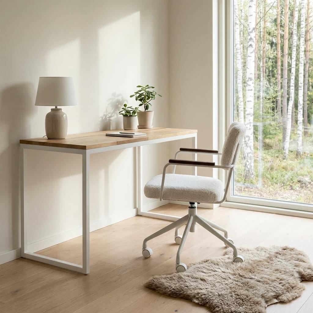 כיסא מחשב LILI לבן