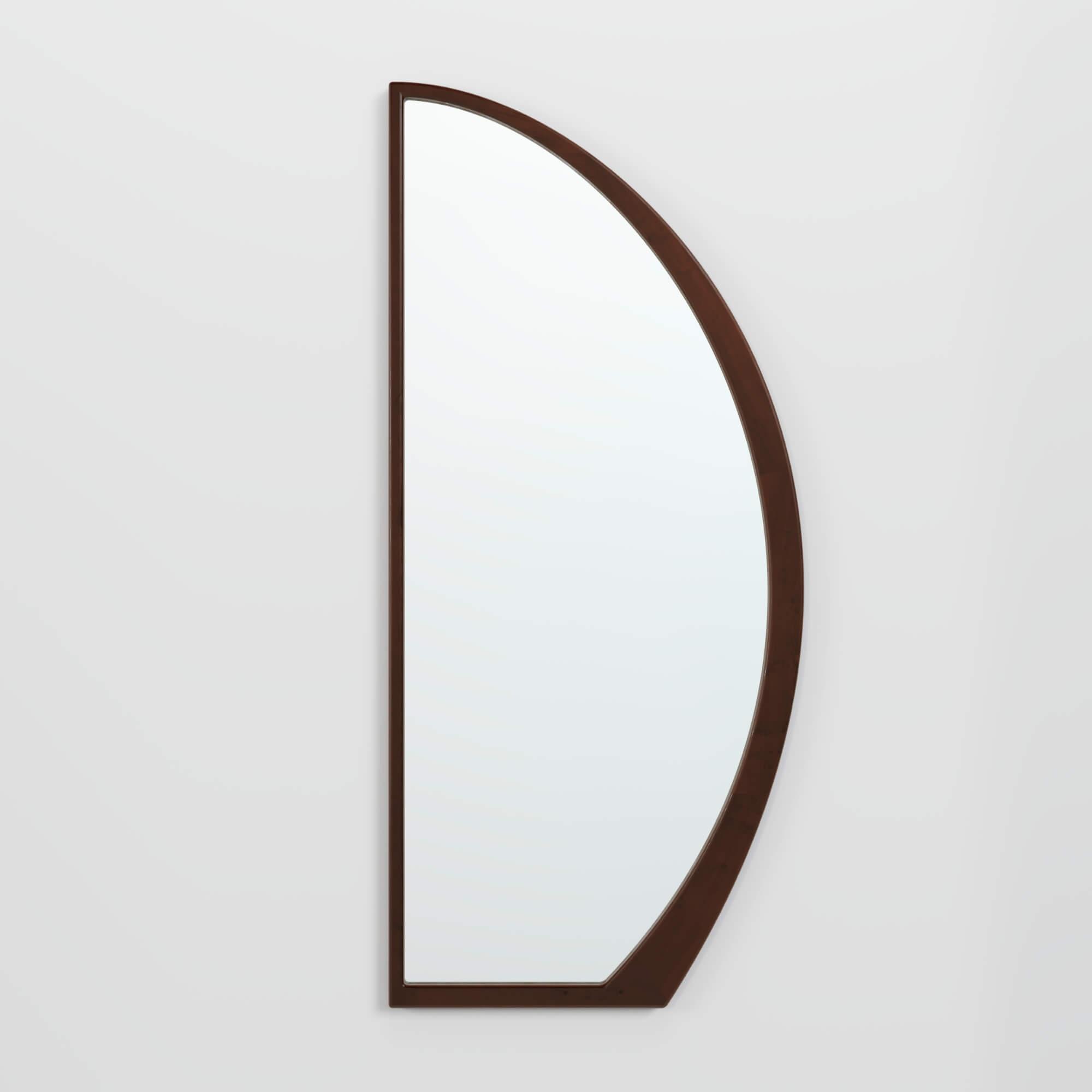 מראת גוף Half Moon Right אגוז