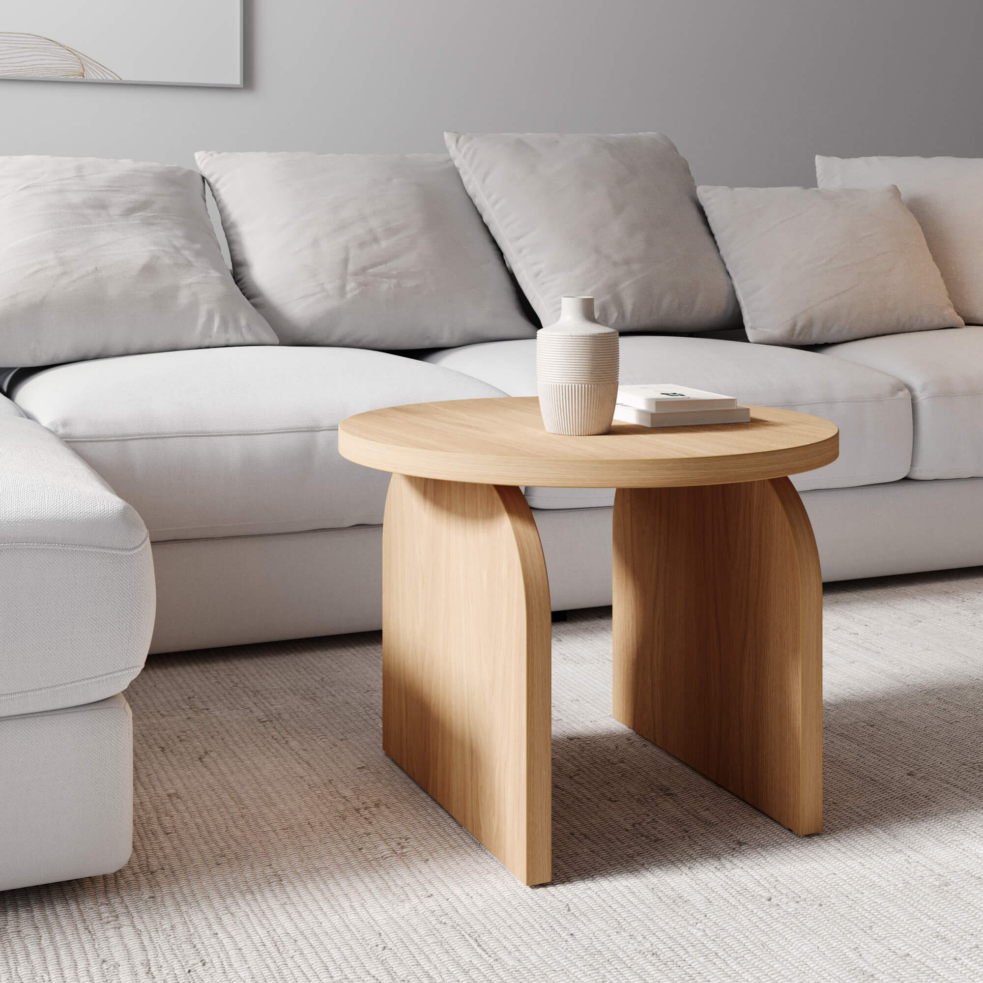 שולחן קפה עגול PORT אלון