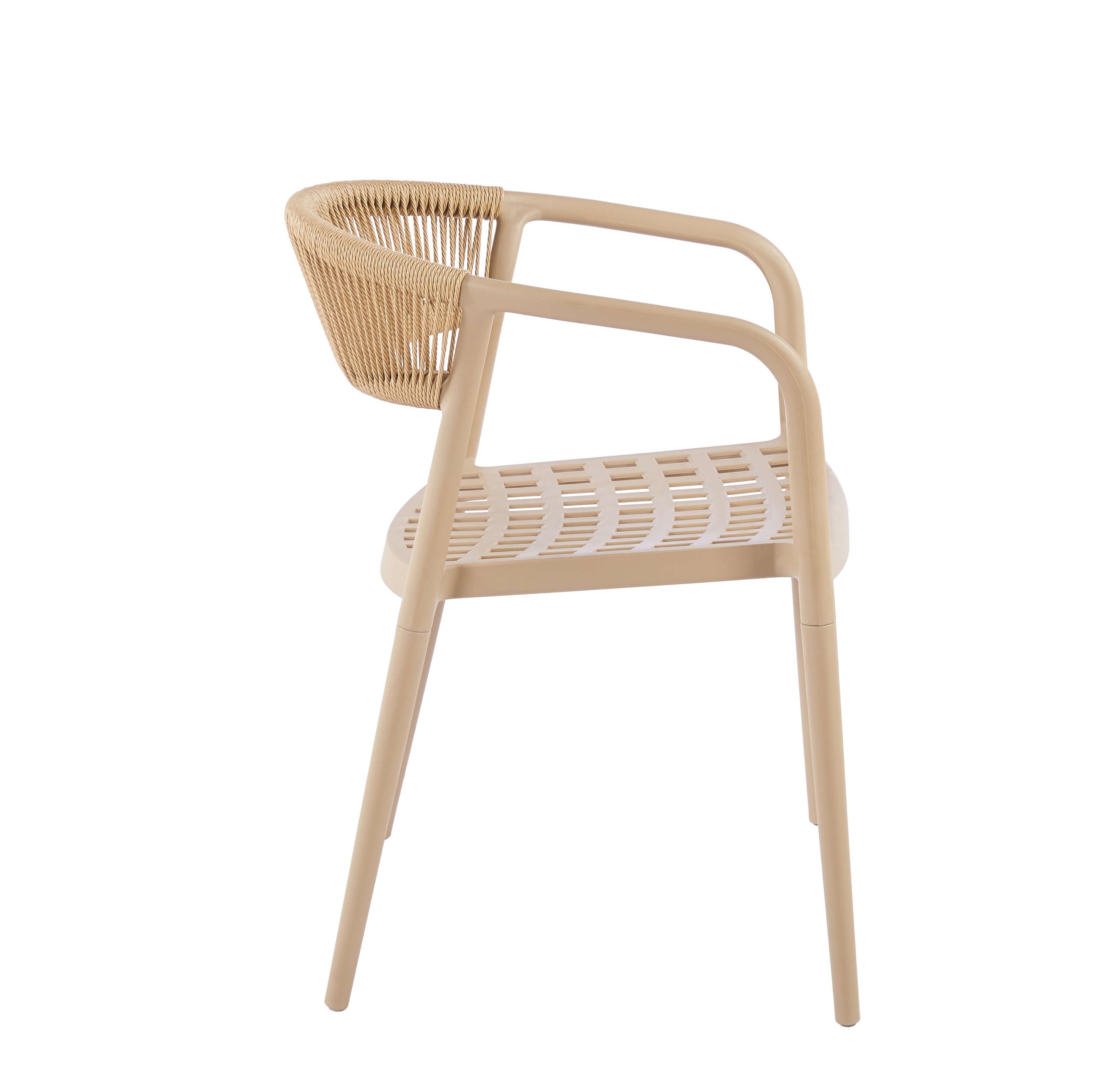 כיסא פולימר French קפה