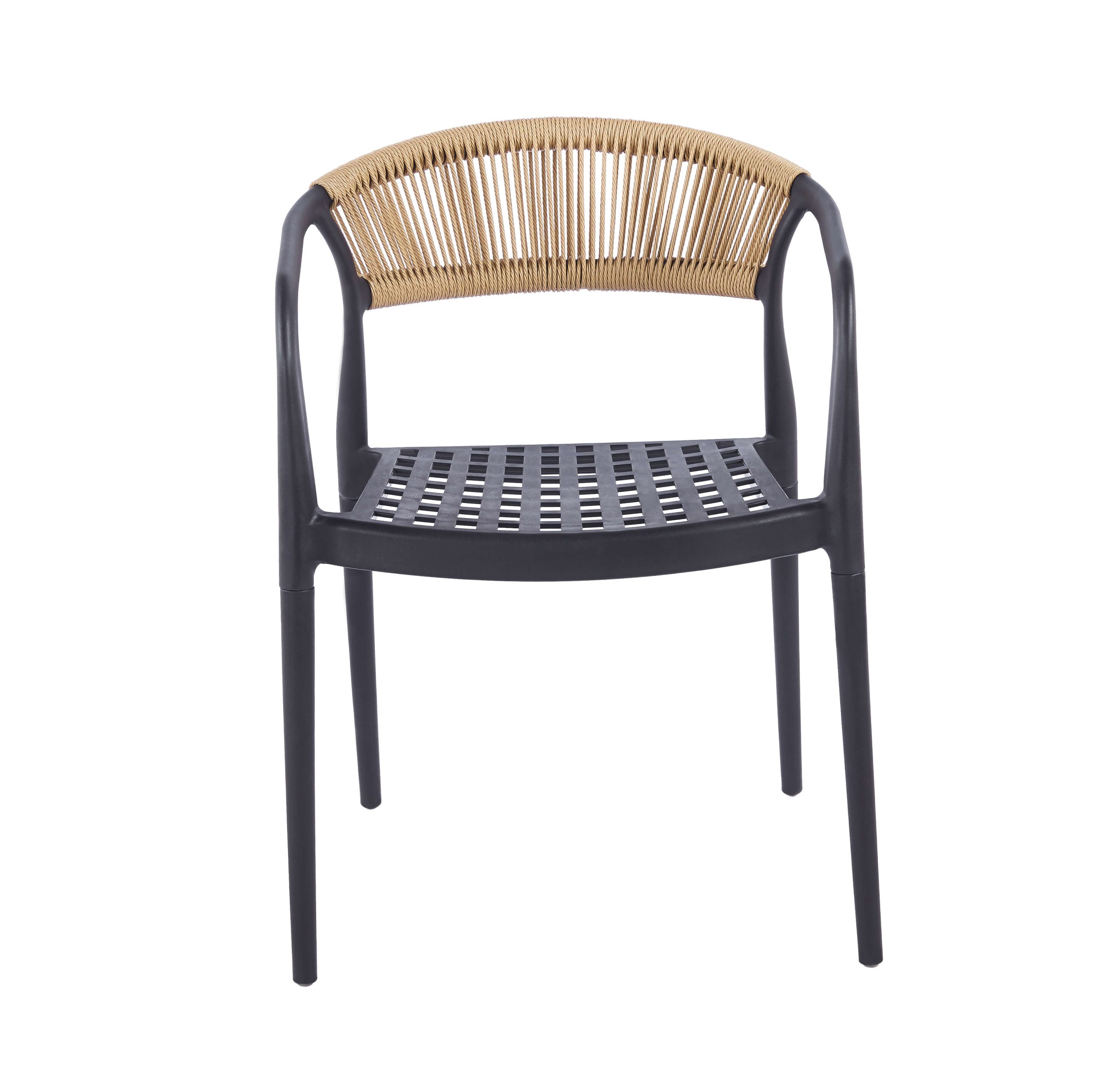 כיסא פולימר French שחור