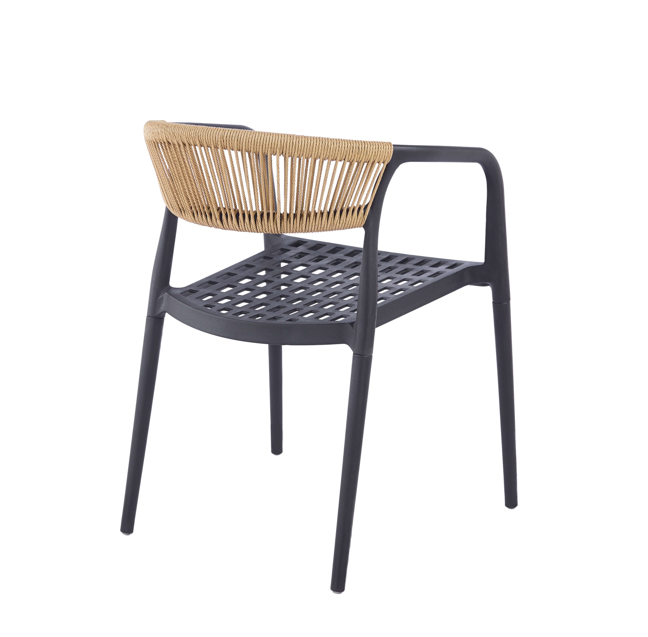 כיסא פולימר French שחור