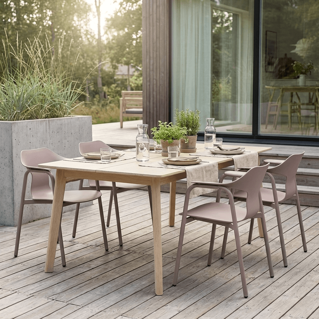 כיסא פולימר ASHTON קפה