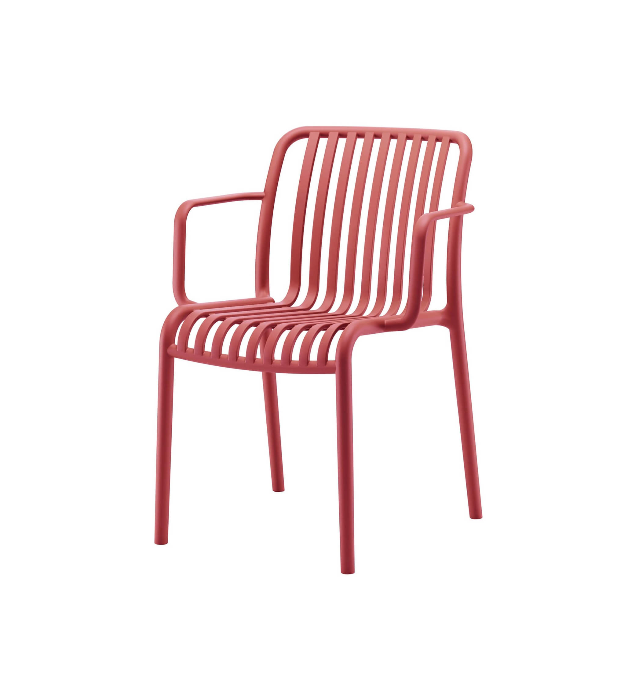 כיסא פולימר Bili אדום