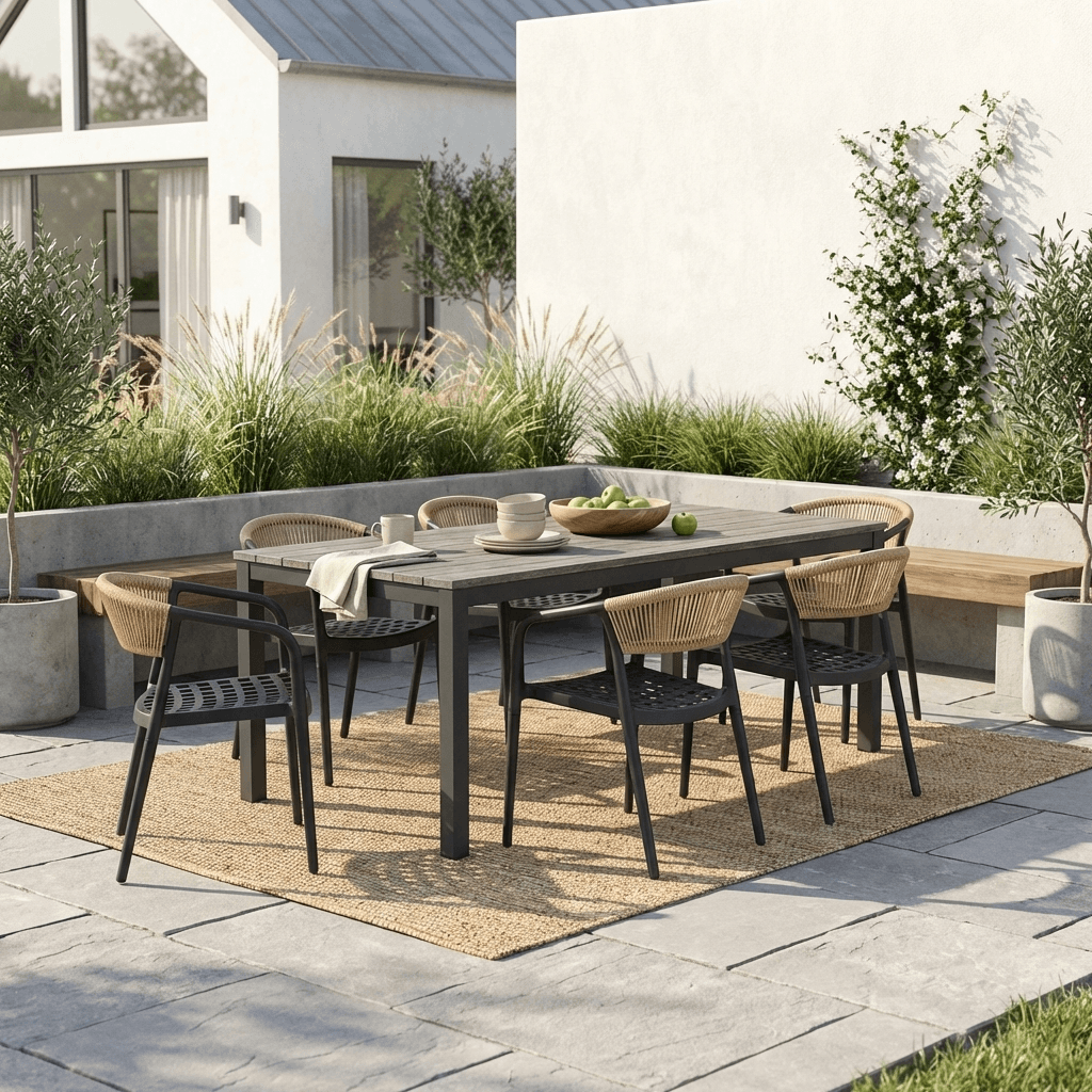 כיסא פולימר French שחור