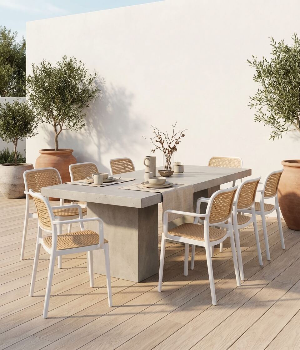 כיסא פולימר HYPE לבן