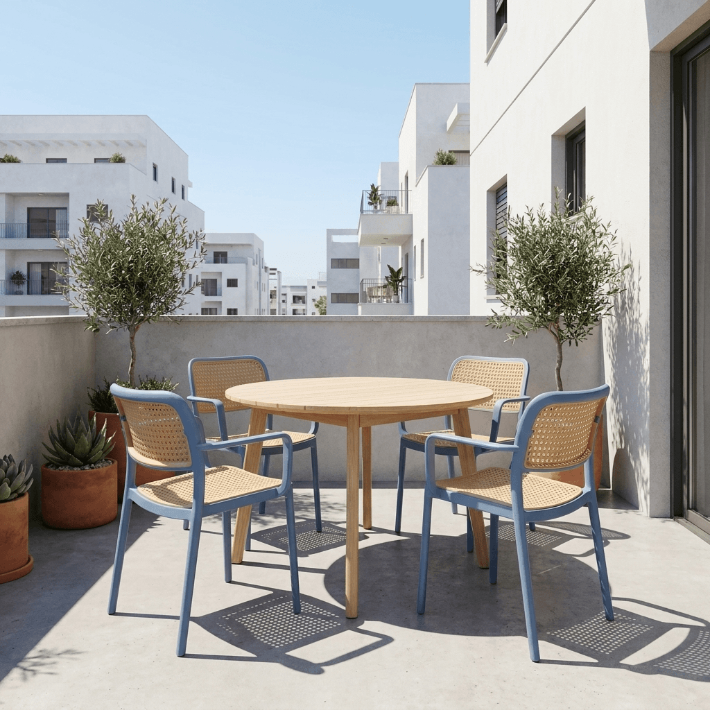 כיסא פולימר HYPE כחול