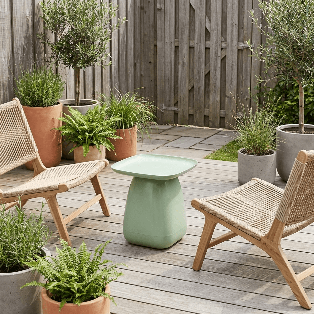 שולחן קפה 46 ירוק