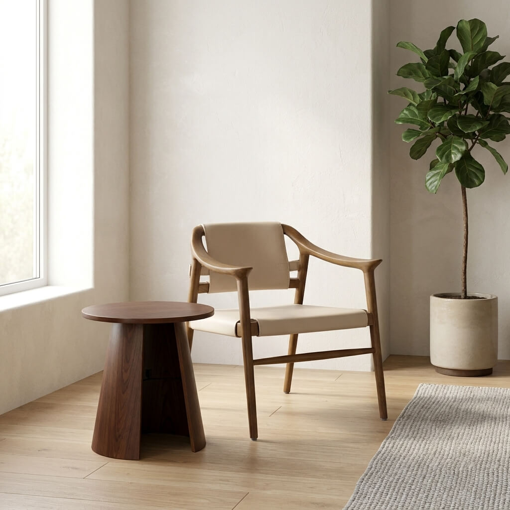 שולחן Stool Kaio אגוז שולחן Stool Kaio אגוז